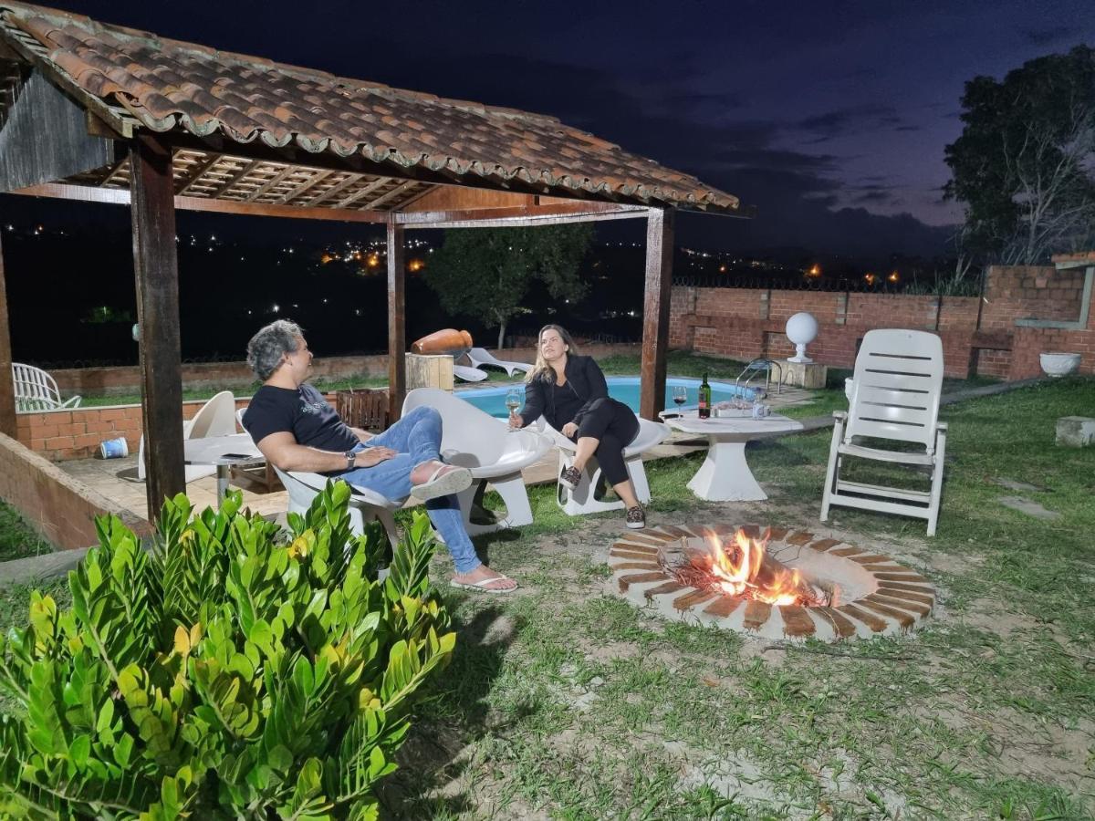 Casa Em Gravata Vista Para O Vale Villa Bagian luar foto